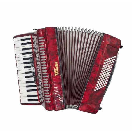 Acordeon Versalles 34 Teclas 5 Registro Rojo CX-A004RD