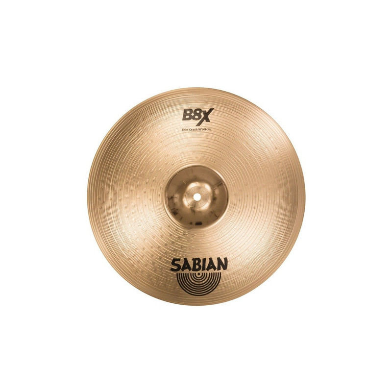 Platillo Sabian B8X Thin Crash 16″