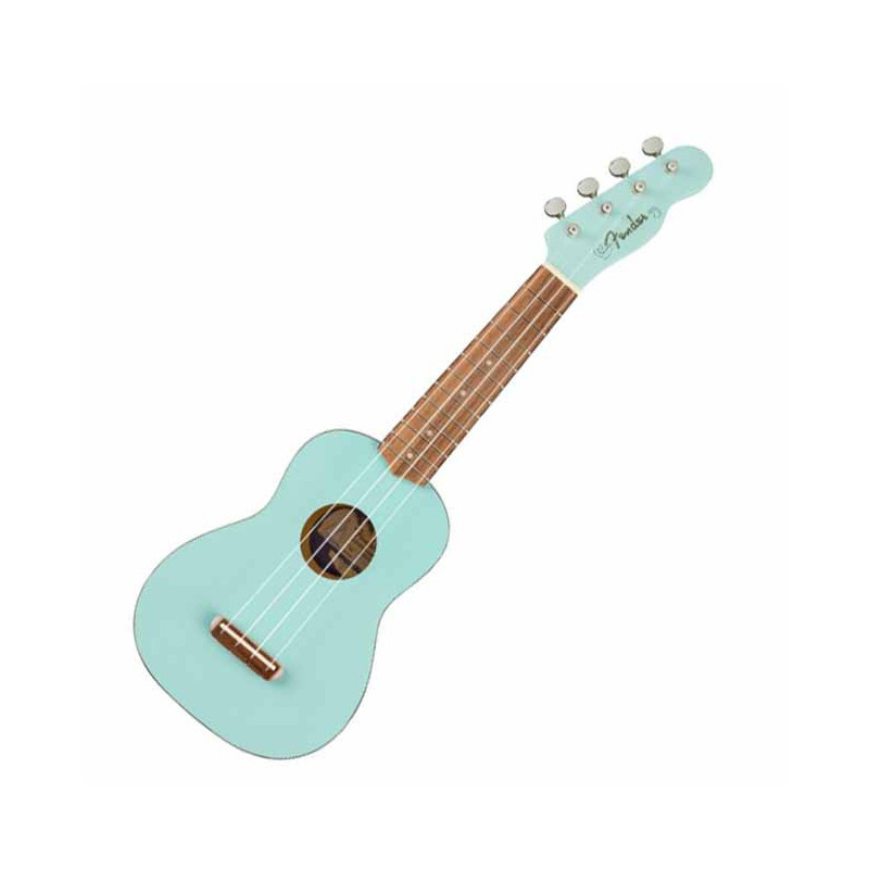 Ukulele Soprano Fender Venice Dpb Walnut Aqua 0971610504